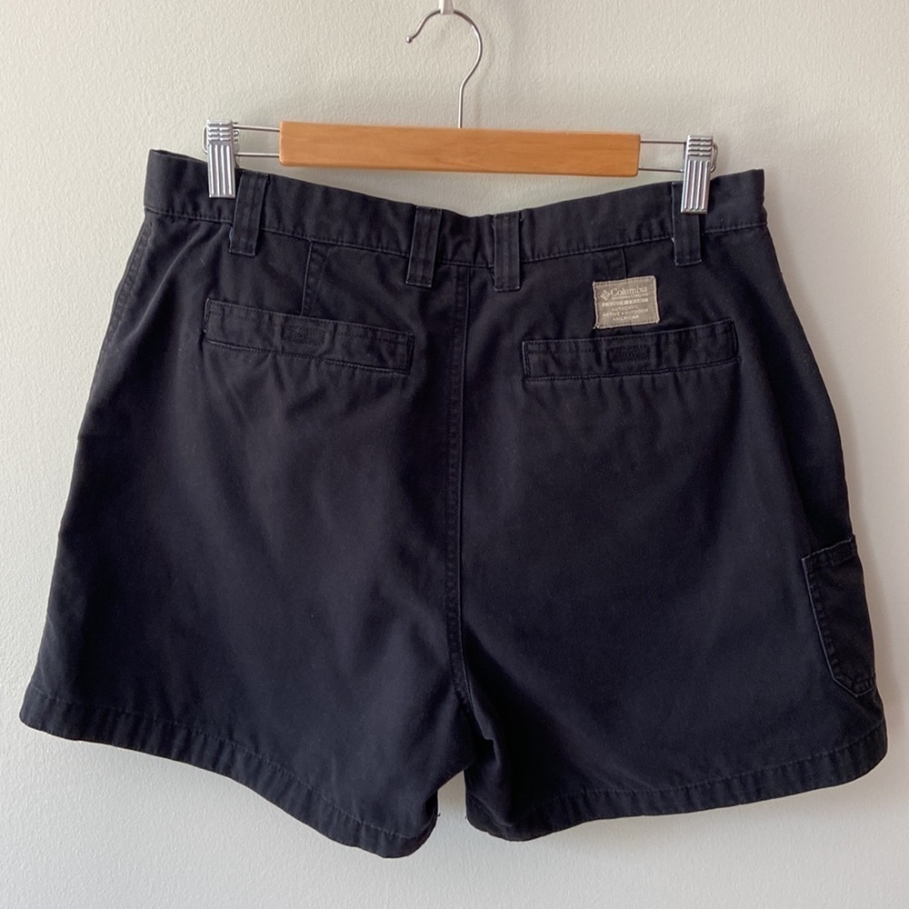COLUMBIA Stonewashed Granite Hiking Shorts Black Size 12 - Picture 2 of 15